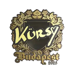 Sticker | Kursy (Gold) | Budapest 2025