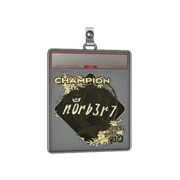 Sticker Slab | n0rb3r7 (Gold, Champion) | Rio 2022