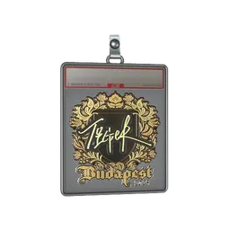 Sticker Slab | Tiger (Gold) | Budapest 2025