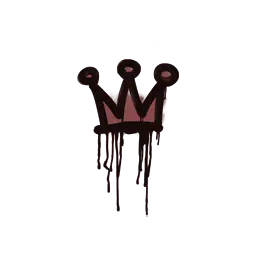 Sealed Graffiti | Little Crown (Brick Red)