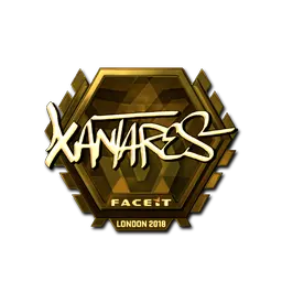 Sticker | XANTARES (Gold) | London 2018
