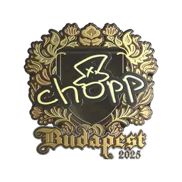 Sticker | chopper (Gold) | Budapest 2025
