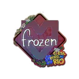 Sticker | frozen (Glitter) | Rio 2022