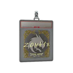 Sticker Slab | zont1x (Gold) | Austin 2025