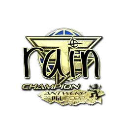Sticker | rain (Gold, Champion) | Antwerp 2022