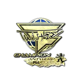 Sticker | Twistzz (Gold, Champion) | Antwerp 2022