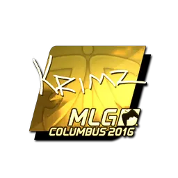 Sticker | KRIMZ (Gold) | MLG Columbus 2016