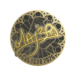 Sticker | MAJ3R (Gold) | Cologne 2026