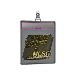 Sticker Slab | GeT_RiGhT (Gold) | MLG Columbus 2016