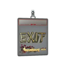 Sticker Slab | exit (Gold) | Shanghai 2024