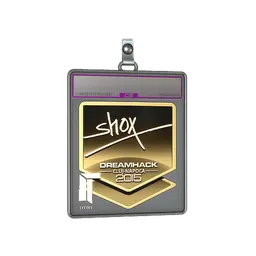 Sticker Slab | shox (Gold) | Cluj-Napoca 2015