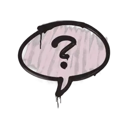 Sealed Graffiti | Question Mark (War Pig Pink)
