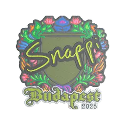 Sticker | Snappi (Embroidered) | Budapest 2025