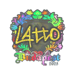 Sticker | latto (Holo) | Budapest 2025