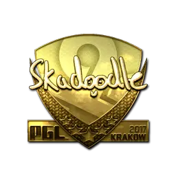 Sticker | Skadoodle (Gold) | Krakow 2017