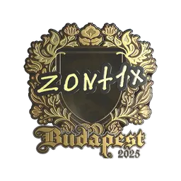 Sticker | zont1x (Gold) | Budapest 2025
