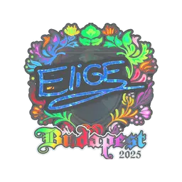 Sticker | EliGE (Holo) | Budapest 2025