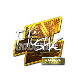 Sticker | flusha (Foil) | Atlanta 2017