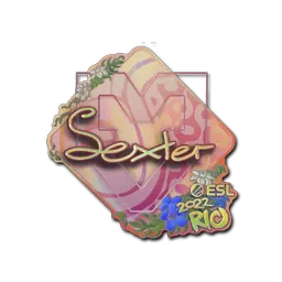 Sticker | dexter (Holo) | Rio 2022