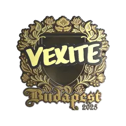 Sticker | vexite (Gold) | Budapest 2025