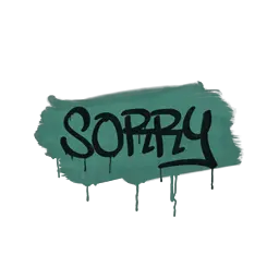 Sealed Graffiti | Sorry (Frog Green)