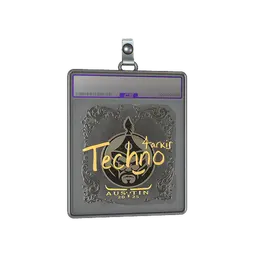 Sticker Slab | Techno4K (Foil) | Austin 2025