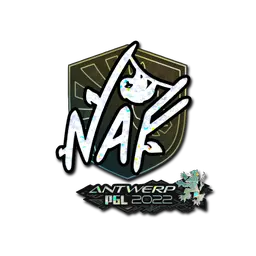 Sticker | NAF (Glitter) | Antwerp 2022