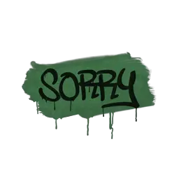 Sealed Graffiti | Sorry (Jungle Green)