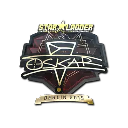 Sticker | oskar (Gold) | Berlin 2019
