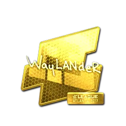 Sticker | wayLander (Gold) | Atlanta 2017