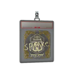 Sticker Slab | spooke (Gold) | Austin 2025