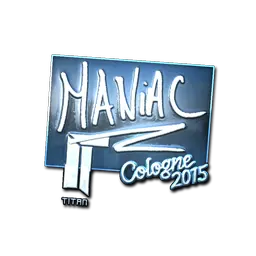 Sticker | Maniac (Foil) | Cologne 2015