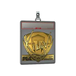 Sticker Slab | kNgV- (Gold) | Krakow 2017