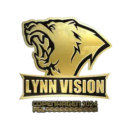 Sticker | Lynn Vision (Gold) | Copenhagen 2024