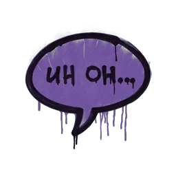 Sealed Graffiti | Uh Oh (Monster Purple)