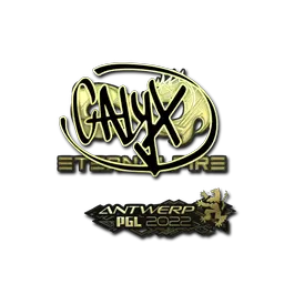 Sticker | Calyx (Gold) | Antwerp 2022