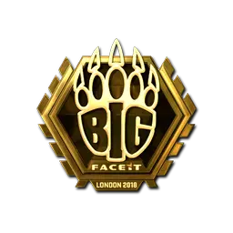Sticker | BIG (Gold) | London 2018
