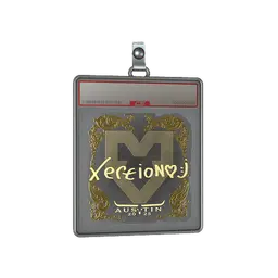 Sticker Slab | xertioN (Gold) | Austin 2025