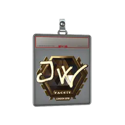 Sticker Slab | JW (Gold) | London 2018