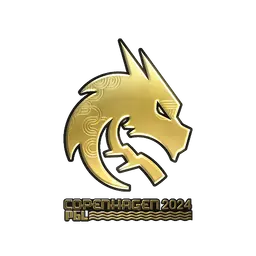 Sticker | Team Spirit (Gold) | Copenhagen 2024