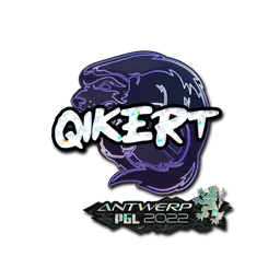 Sticker | qikert (Glitter) | Antwerp 2022