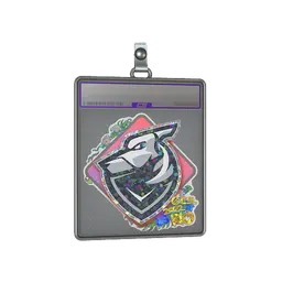 Sticker Slab | Grayhound Gaming (Glitter) | Rio 2022