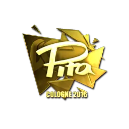 Sticker | pita (Gold) | Cologne 2016