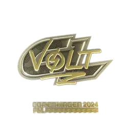 Sticker | volt (Gold) | Copenhagen 2024