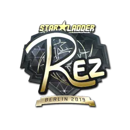 Sticker | REZ (Gold) | Berlin 2019