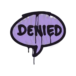 Sealed Graffiti | Denied (Violent Violet)