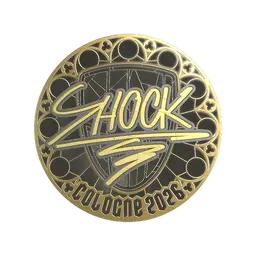 Sticker | SHOCK (Gold) | Cologne 2026