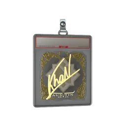 Sticker Slab | khaN (Gold) | Austin 2025