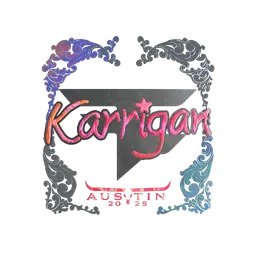 Sticker | karrigan (Holo) | Austin 2025