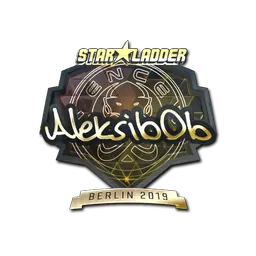 Sticker | Aleksib (Gold) | Berlin 2019